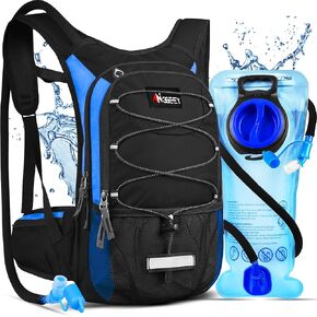 Hydration Pack, Insulated Hydration Backpack with 2L Hydration Bladder, Hiking Backpack for Men Women Kids, Water Backpack for Hiking, Running, Cycling, Camping in Saudi Arabia