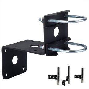 Starlink Short Wall Mount,Starlink Mount,Starlink Mounting Kit, Starlink Pole Mount, Antenna Pole Mount Bracket for Outside Home Antenna Pole Holder with ¾" Hole.