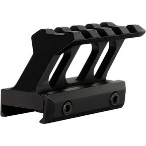 1" inch Picatinny Riser Mount 45 Degree Angled Forward Extending High Profile for Micro Reflex Sight Red Dot Scope 4slots