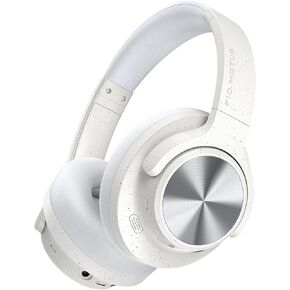 Noise Cancelling Headphones: Wireless Over Ear Bluetooth Headphones with 130H Playtime - Hi-Res Sound Custom EQ via App Deep Bass Comfort Fit Ear Cups for Travel Home Office