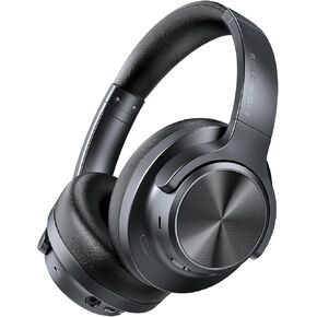 Noise Cancelling Headphones: Wireless Over Ear Bluetooth Headphones with 130H Playtime - Hi-Res Sound Custom EQ via App Deep Bass Comfort Fit Ear Cups for Travel Home Office