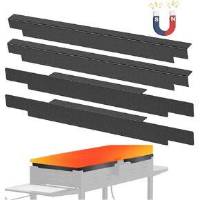 Upgraded Magnetic Wind Guards for 36" Blackstone Griddle, Wind Screens Without Vents to Isolate from Wind for Blackstone Grill, Protect Flame, Hold Heat, Fit Blackstone Griddle Accessories