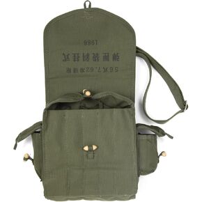 Chinese Cavalry Type 56 AK Magazine Bag Shoulder Pouch Green 7 Cells Reproduction