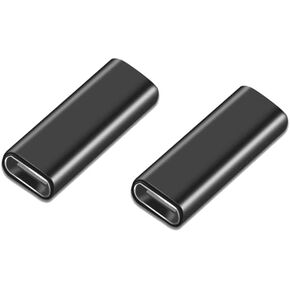 Accessonico USB C Female to Female Coupler, 2Pack USB 3.1 Type C Adapter Extension Connector for Connecting 2 USB-C Cables, Compatible Supports Fast Charging Data Transfer