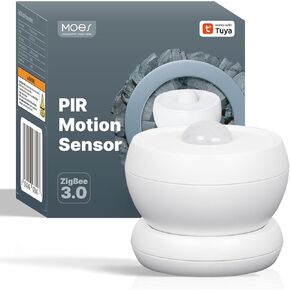 MOES PIR Motion Sensor, Requires MOES Tuya ZigBee Hub, Smart Home Alarm System