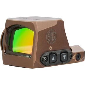 SIG SAUER Romeo-X Compact Pistol-Mounted Red Dot Sight - Rugged Durable Aluminum Lightweight Waterproof MOTAC Micro Open Reflex Sight with 15 Illumination Settings