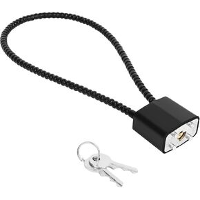 Gun Cable Locks with Keys - 15 Inch Gun Trigger Lock Padlocks for Secured Storage of Pistols, Rifles, or Shotguns
