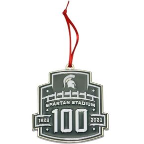 Ohio State Buckeyes 100th Year Stadium Anniversary Metal Christmas Ornament