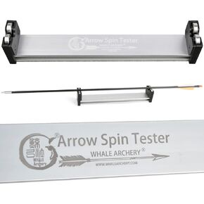ZSHJGJR Archery Arrow Spinner Aluminum Alloy Arrow Balance Straightness Tool Arrow Feather and Broadheads Balance Check Arrow Spine Tester Arrow Accessory