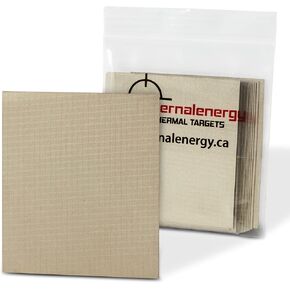 Zeroing Thermal Targets - 30 Pack - Passive Range Targets for Shooting Rifle - No Tilting or Power Required - Extra-Bright Thermal Squares for Outdoor Range