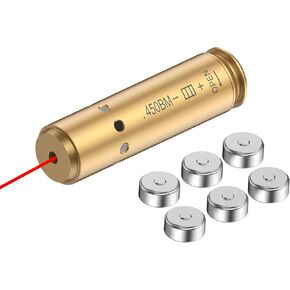 .450BM Bore Sight Laser Sight Red Dot Boresighter with Batteries