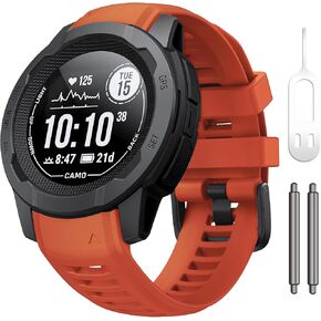 NotoCity band for Garmin Instinct Garmin Instinct 2 wristband 22mm Soft Silicone Replacement Watch Strap Compatible with Instinct 2 Solar/Tactical