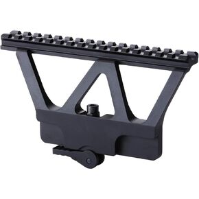 QD Side Rail Mount Red Dot Scope Mount 20mm Single Picatinny Weaver Scope Mount for Red Dot Sight, Optics and Accessories, Full Size Scope Rail Riser Mount for Scopes
