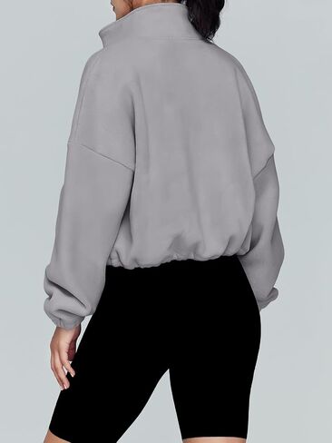 AUTOMET Womens Fleece Jackets Zip Up Oversized Sweatshirts Winter Clothes Long Sleeve Crop Sherpa Fall Outfits Fashion in Saudi Arabia