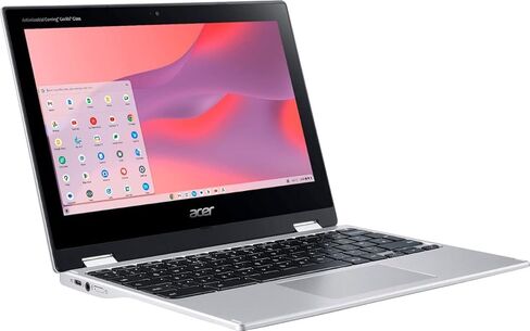 أيسر - Chromebook Spin 311| كمبيوتر محمول بشاشة تعمل باللمس 11.6 بوصة 2 في 1|MediaTek Kompanio 500 MT8183C|4GB LPDDR4X|64GB eMMC (فضي نقي) (CP311-3H-K5WQ) (متجدد) in Saudi Arabia