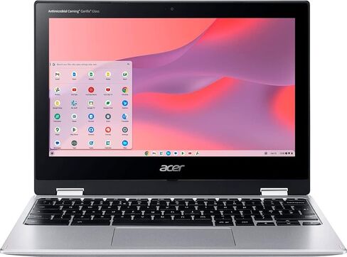 أيسر - Chromebook Spin 311| كمبيوتر محمول بشاشة تعمل باللمس 11.6 بوصة 2 في 1|MediaTek Kompanio 500 MT8183C|4GB LPDDR4X|64GB eMMC (فضي نقي) (CP311-3H-K5WQ) (متجدد) in Saudi Arabia