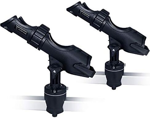 HITORHIKE Fishing Rod Holder Universal Fit Kit Allows for 360-degree Adjustment Kayak Fishing Boat Powerlock Rod Holder in Kuwait