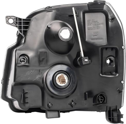 Headlights Assembly for 2007-2014 GMC Yukon SLE SLT Denali Yukon XL 1500 2500,Headlamp Assembly DENALI Style Black+Amber Halogen OE Replacement in Saudi Arabia