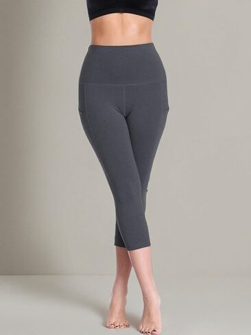 NELEUS Women's Tummy Control High Waist Capri Running Leggings Yoga Pants with Pocket in Kuwait