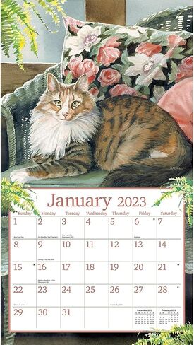 تقويم حائط LANG Cats in The Country 2025 (25991001899) in Kuwait