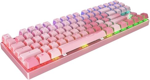 Cherry MX 8.2 TKL Wireless XAGA, Tenkeyless Mechanical Gaming Keyboard, Bluetooth, 2.4 GHz & Wired Mode, Double-Shot PBT Keycaps, MX2A Blue Switches, Black in Kuwait