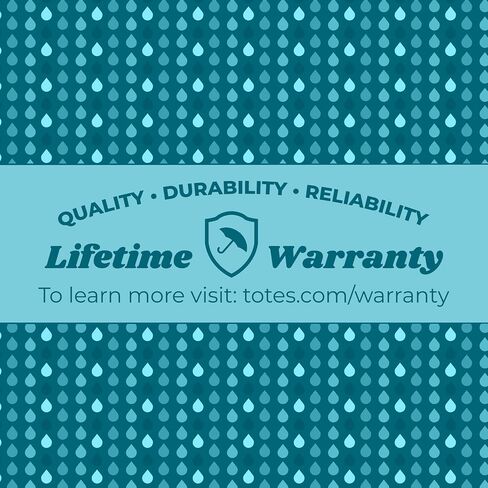 Totes Blue Line Golf Size Auto Open/Close Umbrella, Water Repellent Canopy, Black in Kuwait