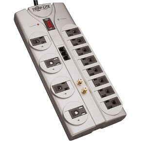 Tripp Lite TLP1208TELTV Protect It! 12-Outlet Surge Protector
