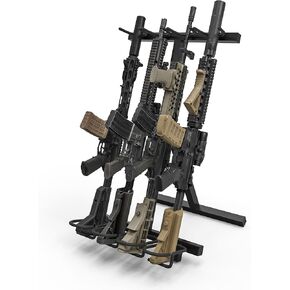 Gun Rack,[Newest] Portable Rifle Rack Stand,Heavy Duty Steel Indoor Outdoor Gun Racks,Folding Gun Rack Stand for Shooting & Hunting Range
