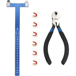 Archery Bow String Points Nock Pliers Set T Shape Arrow Bow Square Ruler Nocking Point Buckles for Recurve Bow