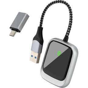 Carplay Converter, Adapter Wired to for Android Auto and Carplay, Stable Connection Plug and Play, Compatible with Multiple Car Models, Intelligent Quad Core Chip