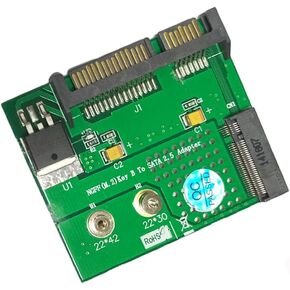 WLGQ NGFF M.2 Key B SSD إلى SATA 2.5 7+15PIN بطاقة الناهض محول محرك الحالة الصلبة PCBA in Kuwait