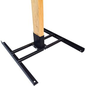 قاعدة حامل الهدف Highwild 2x4 لأهداف الرماية الفولاذية AR500 - قاعدة مزدوجة على شكل حرف T - سهلة الحمل