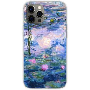 Sunrise by Claude Artists Garden Shockproof Soft TPU Protective Phone Case Compatible with iPhone SE 2nd/SE 3rd/7/8,Cool TPU Bumper Phone Case Cover