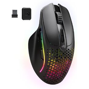 GLORIOUS Model I 2 Wireless - MMO Mouse (Black) with 9 Programmabe Side Buttons, 16 Configurations with Layer Shift, 2 Swappable Magnetic Buttons, Superlight 75g (RENEWED)