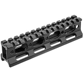 UTG Super Slim Picatinny Riser Mount, 1" Height, 13 Slots , Black