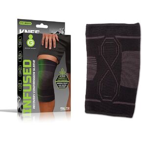 Professional Knee Brace - Compression Sleeve Support for Men & Women - Breathable Patented Medical Grade Natural Relief Herb-Infused Support for Sports, Running, Injury Recovery - 2pc