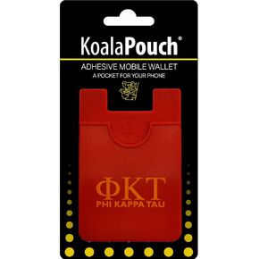 Sorority Shop Phi Kappa Tau - Koala Pouch - Adhesive Cell Phone Wallet