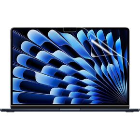 2 PCS HD Crystal Clear Screen Protector for New Apple 2024 2023 MacBook Air 15 inch (Model: A3114，A2941) Laptop with M3 M2 chip 15.3 inch Liquid Retina Display Laptop,Anti Scratch Anti Fingerprint