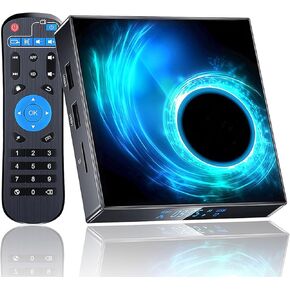 Android TV Box 10.0 4GB RAM 64GB ROM TV Box Android 2024 Support 6K Dual-WiFi 2.4G/5G Android Box H616 Quad-Core CPU with HDR10 BT4.0 4K 6K 3D Ethernet H.265 Decoding Smart TV Box