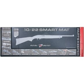 Real Avid 10 22 Smart Mat - 43x16" | Ruger 10 22 Gun Mat w/ Disassembly Instructions | Oil Resistant Shock Absorbing Mat w/ Magnetic Parts Tray | Perfect Addition to Gun Cleaning Supplies For 22 Rifle