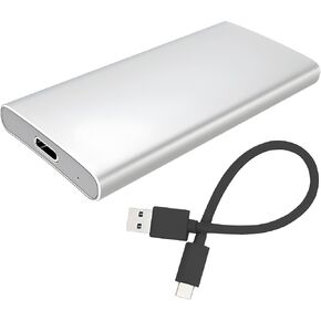 JacobsParts EMUB3-C Slim External mSATA SSD to USB 3.0 SuperSpeed Converter Adapter Enclosure Case