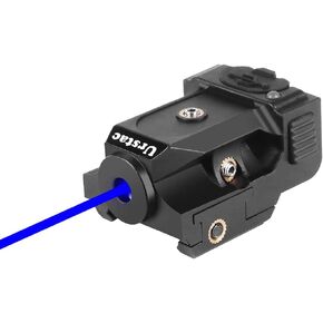 Blue Laser Sight for Pistol,Tactical Laser Gun Sight Used for 21MM Standard Picatinny Rail,USB Rechargeable Blue Dot Laser Sight for Handguns,Rifles,Outdoor Hunting Defense Training