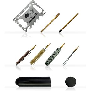 Cedar Mill Fine Firearms Micro 9mm Gun Cleaning Kit - Pistol Gun Cleaning Kits - Gun Cleaning Accessories & Supplies - Firearm Cleaning Kit - 2 Rods & 3 Clean Brushes - Includes Free X-Tool