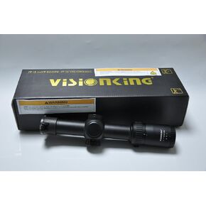 1-8x24 Second Focal Plane Rifle Scope, Long Eye Relief Riflescope 1/10 MIL Low Profile Turret Illuminated Red Dot for Hunting