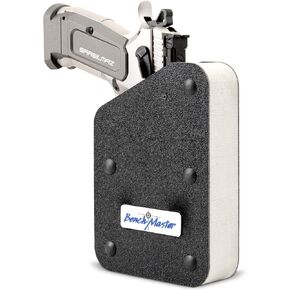 BenchMaster Vertical Pistol Rack, Handgun Safe Storage, Holds 2 to 12 Pistols, Secure Gun Holder Organizer, Kydex and High-Density Foam, No Metal, Lightweight, Sturdy, No Flex, Made in USA