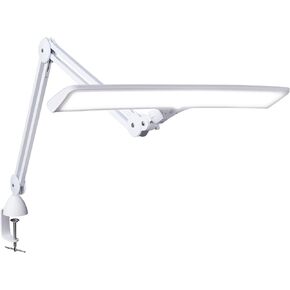 Daylight Company Lumi Task Lamp,+95 CRI, 4000 Lux,Craft Light, Super Bright Desk Lamp, Touch Dimmable, 2 Brightness Levels, Ideal Table Light, Drawing Lamps - Metal - 15 W