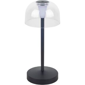 Rechargeable Desk Lamp,Battery Talbe Lamp Modern Bedside Desk Lamp with Full Spectrum LED Stepless Dimming White ABS Atmosphhere Light for Couple Dining Room Christmas Birthday Party