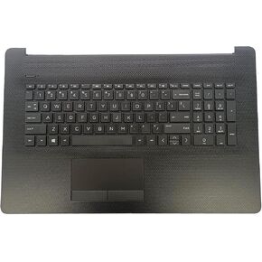 Replacement for HP Pavilion17BY 17-by 17CA 17-CA Laptop Upper Top Cover Case Palmrest Not-Backlit Keyboard Touchpad Assembly Part L48409-001 6070B1546701