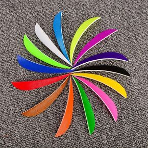 ZSHJGJR Archery Arrow Feathers 3 Inch 4Inch 5 Inch Turkey Feathers Fletchings Arrow Feathers Fletches Right Wing for DIY Hunting Arrows 50PCS