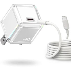 Charger for iPhone 15/15 Plus/15 Pro/15 Pro Max, iPad Pro 12.9/11" 2023/2022/2021/2020/2018, iPad 10th, iPad Air 5th/4th, iPad Mini 6th, 20W USB C Fast Charging Block, 6.6FT USB C to C Cord